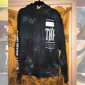 Twenty one pilots blue tie dye hoodie!